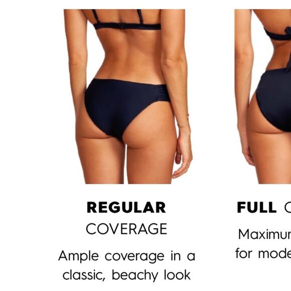 Roxy Parallel Paradiso Reversible Bikini Bottoms NWOT - Picture 10 of 13